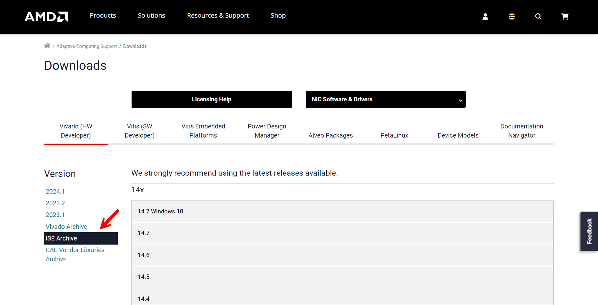 xilinx download page xilinx download page