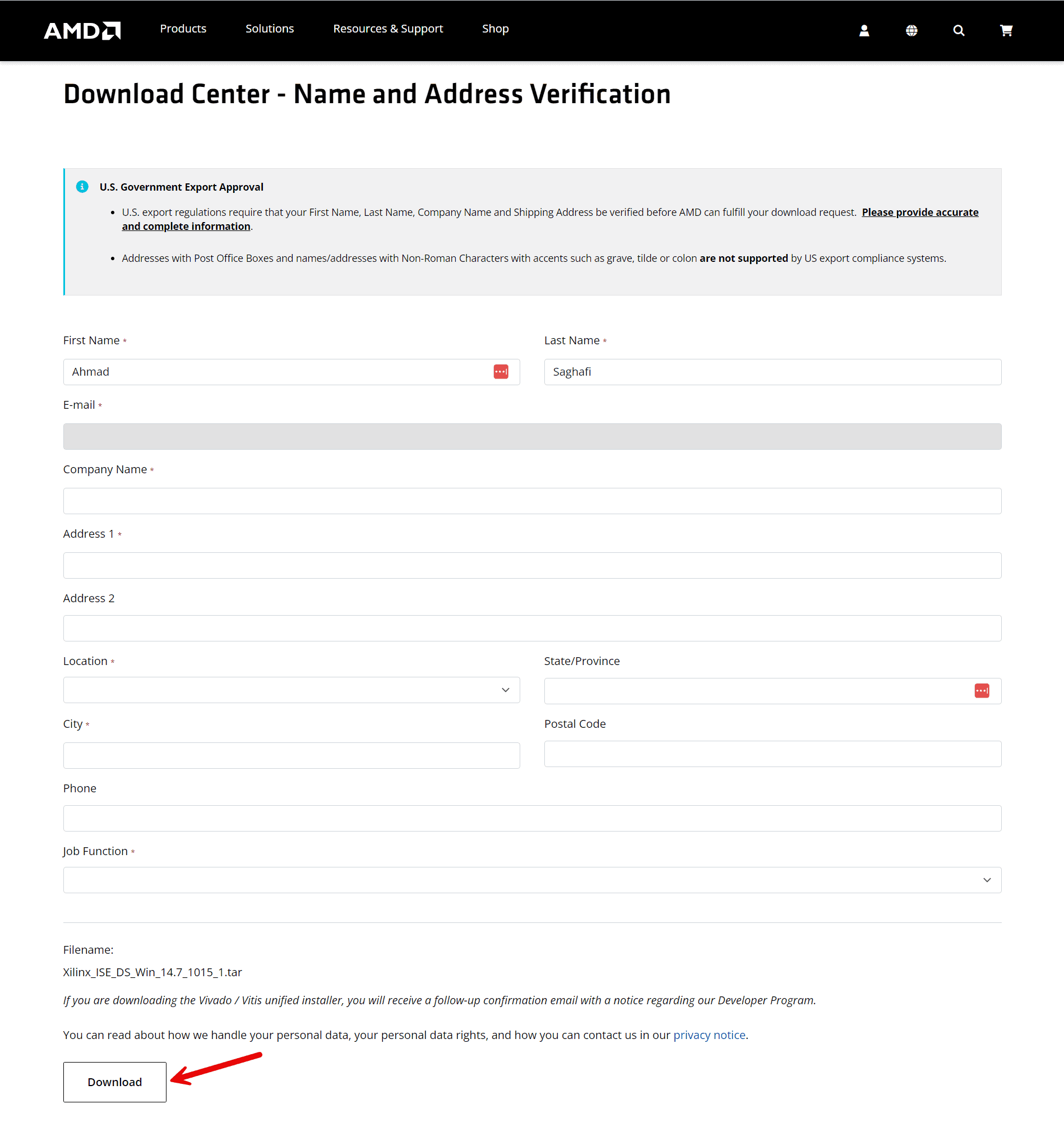 ise address verification ise address verification