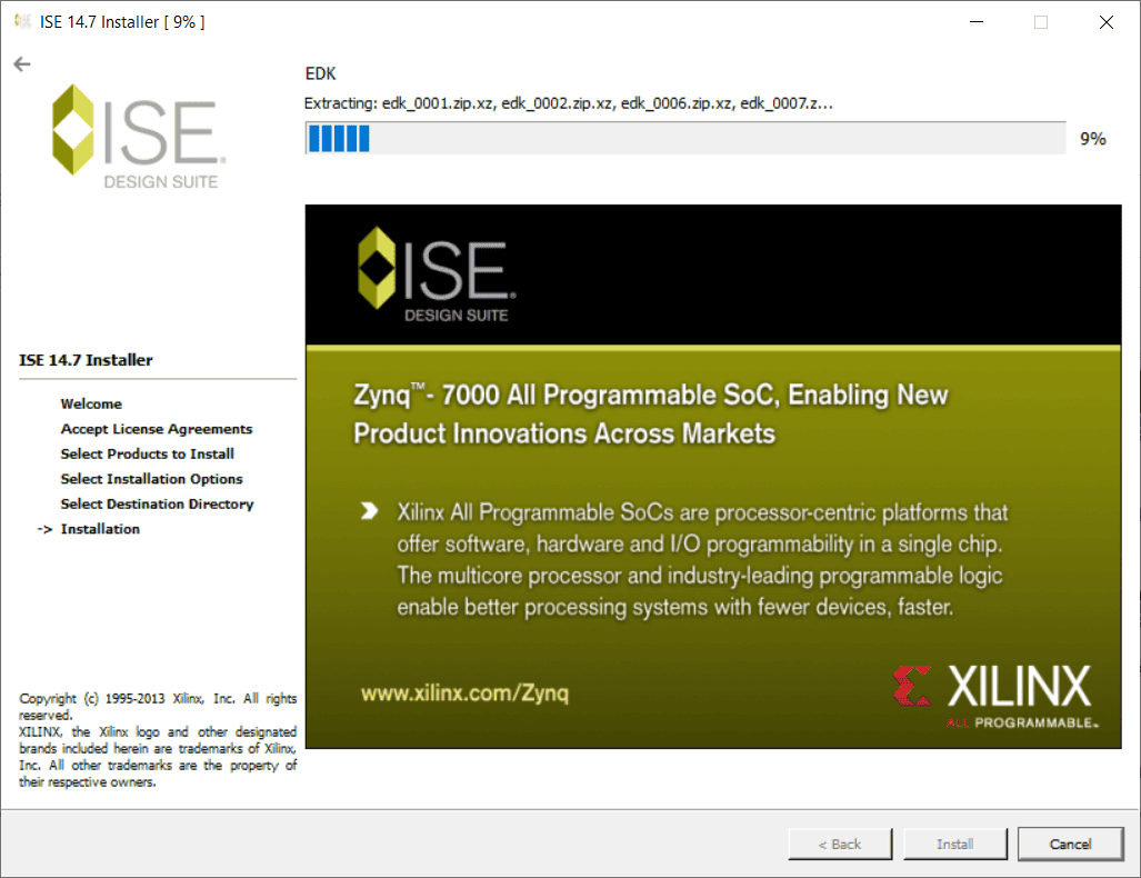 ise installing ise installing