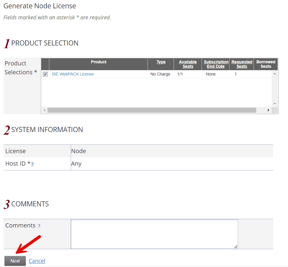ise generate node license ise generate node license