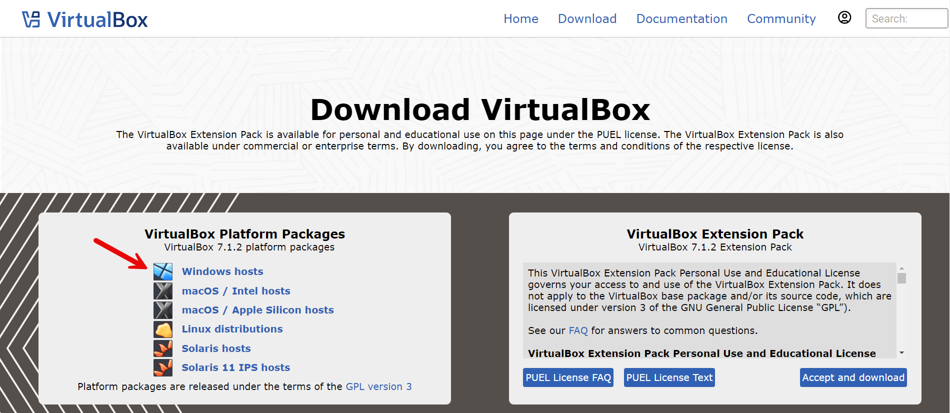 virtualbox download page virtualbox download page