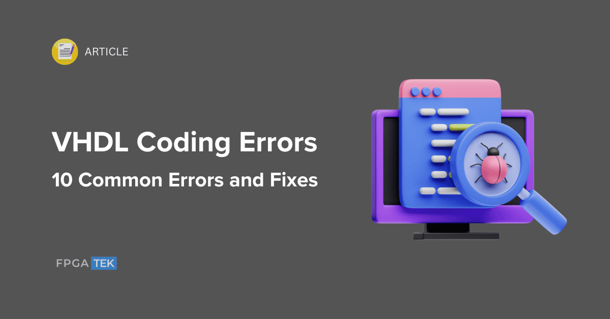 vhdl coding errors