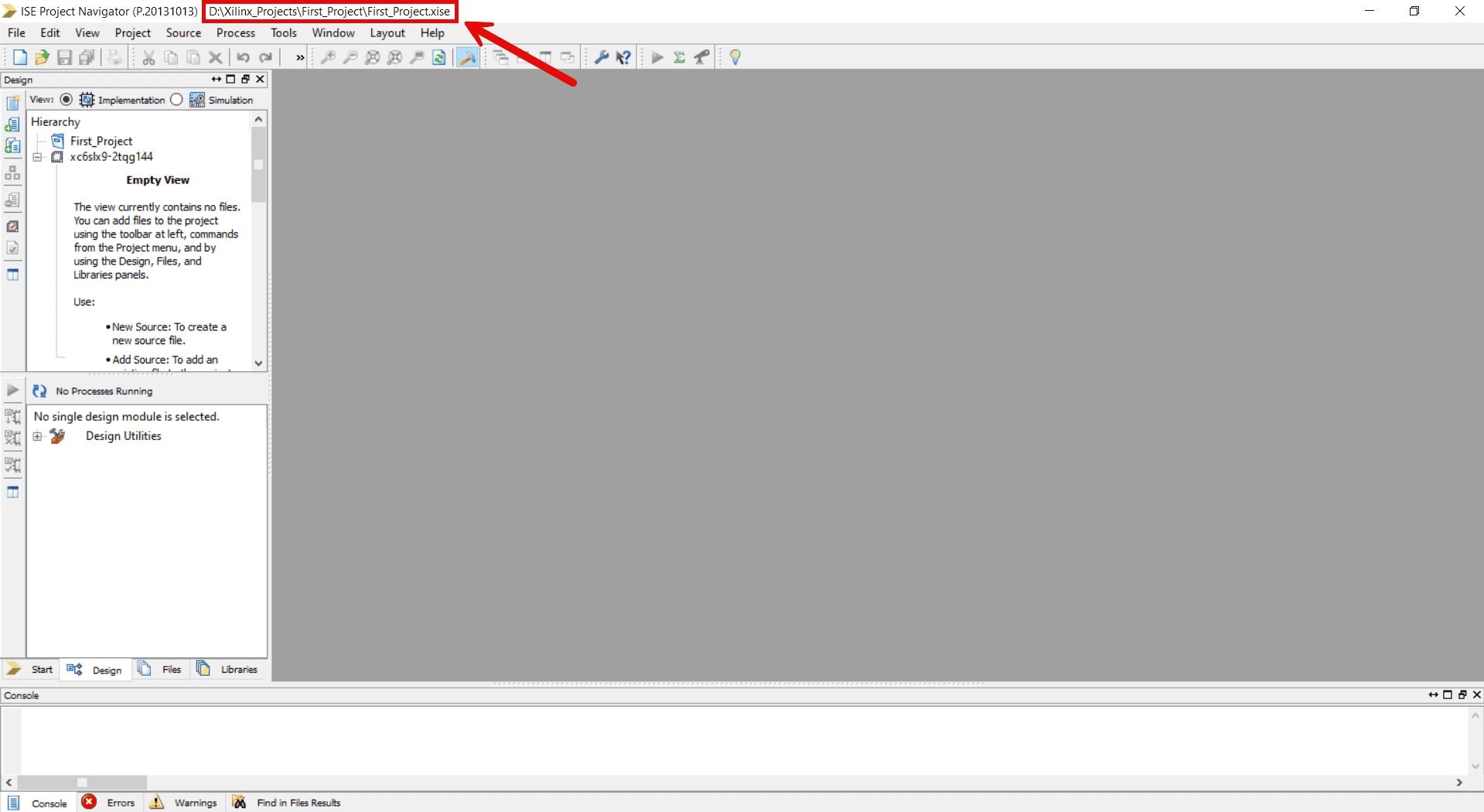 ise empty project ise empty project