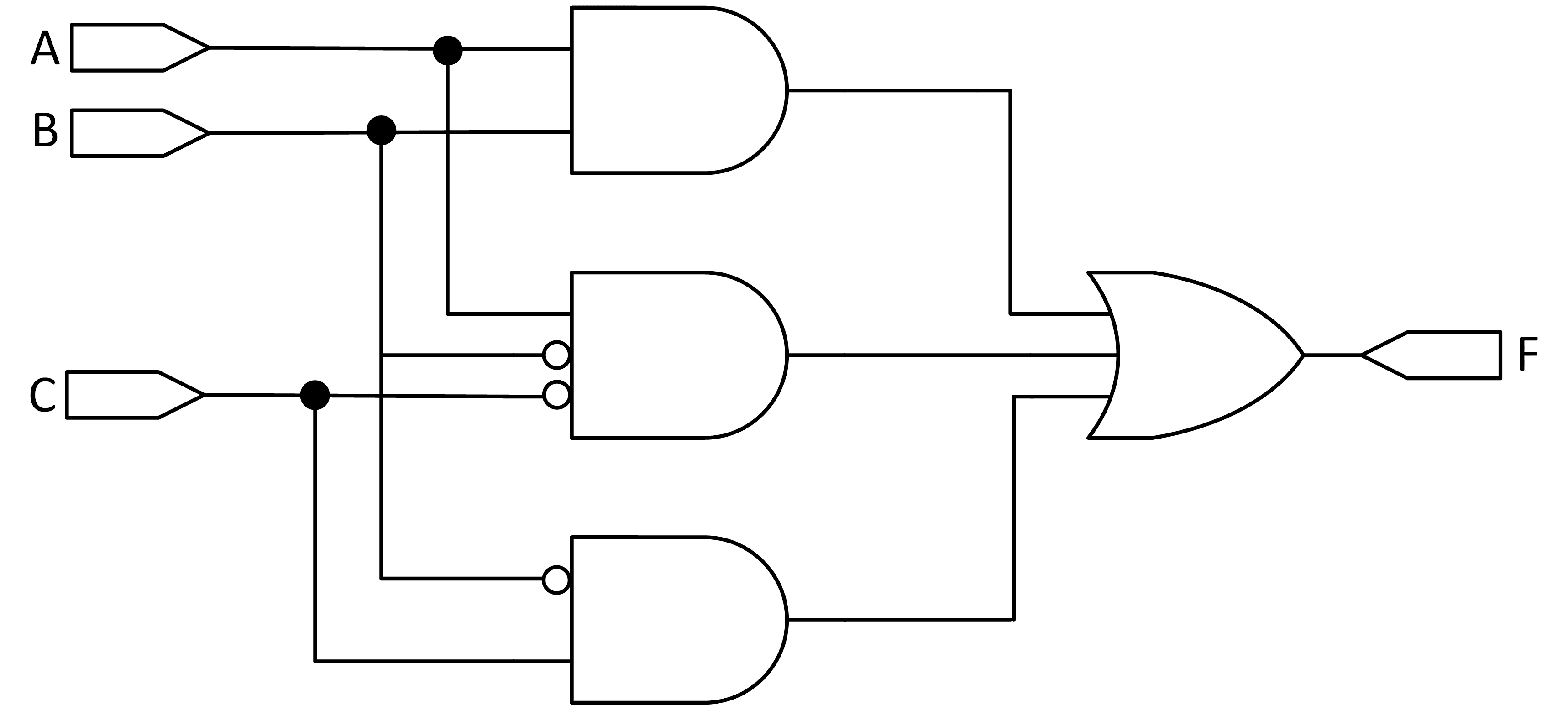 logic function using basic gates