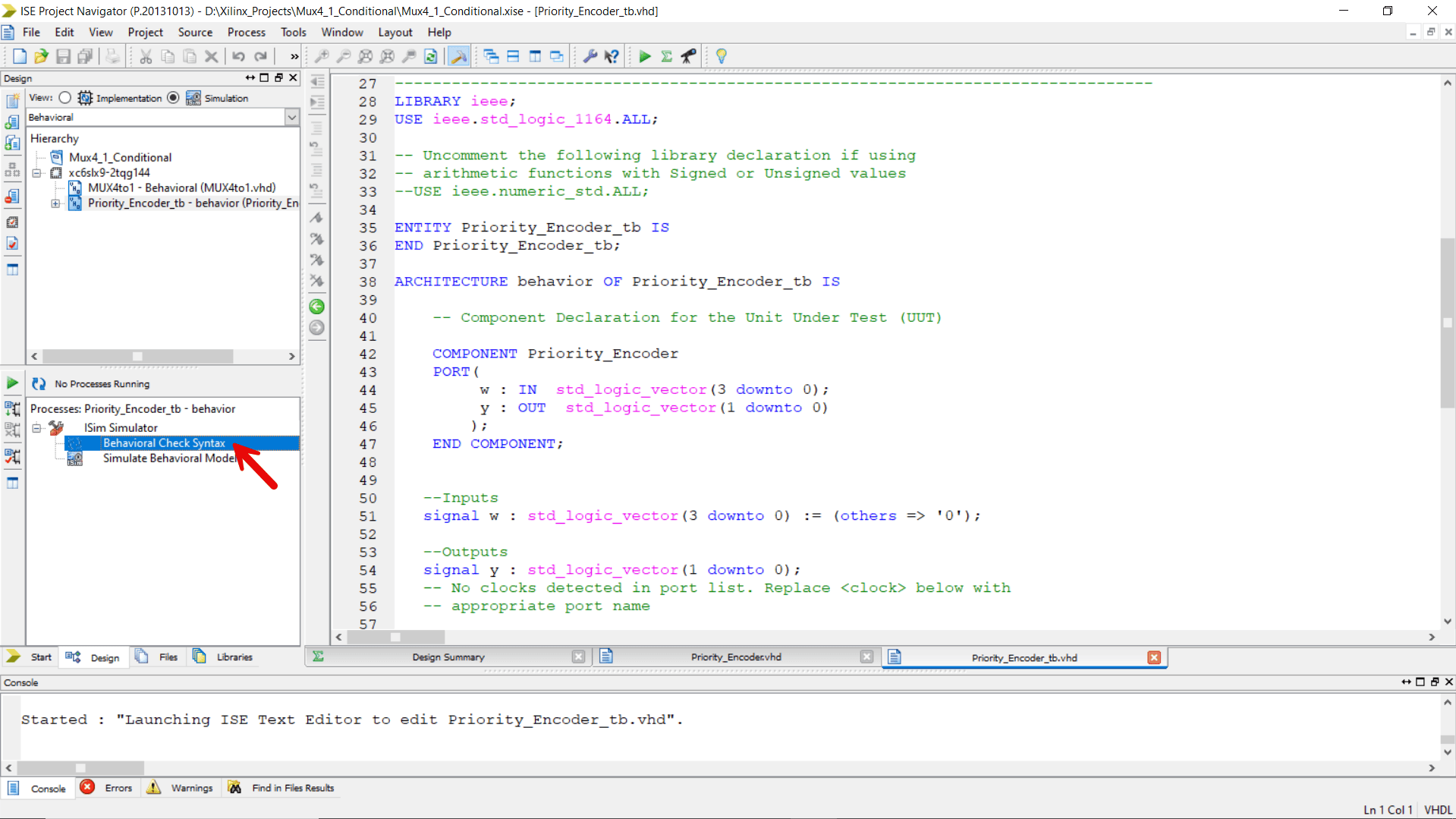 Behavioral-check-syntaxBehavioral-check-syntax